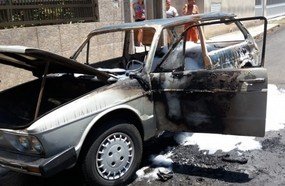 Brasília é destruída por incêndio em Herval d´Oeste