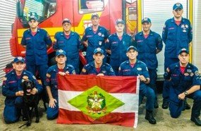 Bombeiros do Batalhão de Joaçaba já estão em Brumadinho