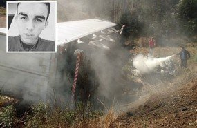Colisão entre carro e carreta mata jovem entre Videira e Fraiburgo