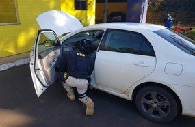 Motorista drogado é flagrado ultrapassando em local proibido