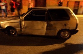 Motorista abandona veículo após se envolver em acidente em Herval