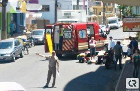 Colisão entre motocicletas deixa duas mulheres feridas em Herval