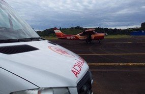 Bebê de família de Erval Velho é levada para cirurgia em Joinville