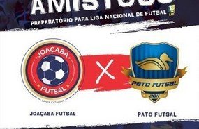 Joaçaba recebe o Pato Futsal neste domingo para primeiro amistoso