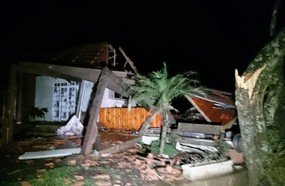 Tornado destrói casas e deixa feridos em Francisco Beltrão