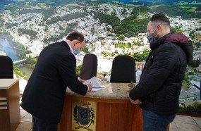 Prefeito autoriza melhorias no trânsito e asfalto em Serra Alta
