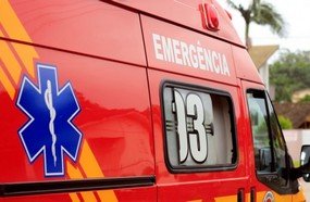 Bombeiros de Piratuba salvam idosa engasgada com pedaço de carne