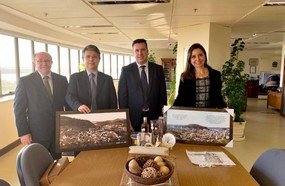 Prefeito visita desembargador joaçabense, presidente do TRF4