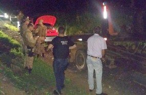Saveiro roubada em Luzerna é recuperada na BR 282