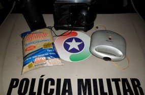Casal é preso após furtar escola em Joaçaba