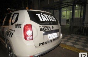 Ladrão é flagrado pela PM dentro de loja agropecuária em Joaçaba