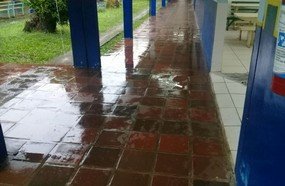 Mãe denuncia situação precária da Escola Rotary de Joaçaba