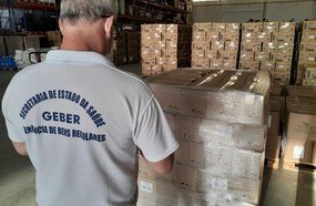 Estado distribui 20 mil testes rápidos, luvas e máscaras
