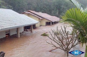 Chuva causa transtornos e prejuízos em Capinzal e Ouro