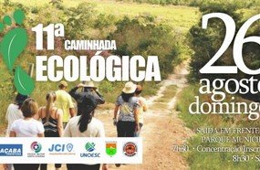 Caminhada Ecológica de Joaçaba acontece no dia 26 de agosto