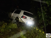 Saída de pista registrada durante a madrugada em Joaçaba