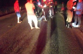 Idoso morre atropelado na SC-135