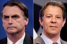 Pesquisa Ibope, votos válidos: Bolsonaro 59%; Haddad 41%
