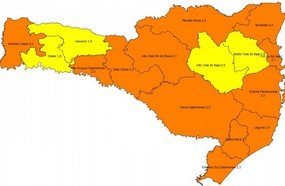 Meio Oeste ainda está classificado em situação grave