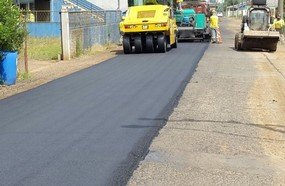 Ruas de Herval d’ Oeste começam a ser asfaltadas
