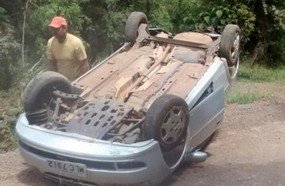 Joaçabense morre após capotar veículo em Nova Petrópolis