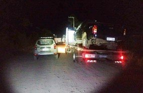 Caminhonete é tomada de assalto por elementos armados em Herval