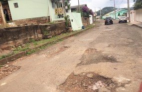 Serginho solicita operação tapa-buracos nas ruas de Herval