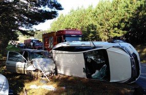 Camponovense e argentino morrem em acidente na BR-470