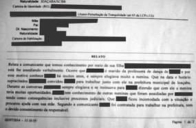 Mãe acusa marido de professora por assédio contra filha de 16 anos