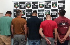 Tráfico de drogas: cinco indivíduos são presos no bairro São Jorge