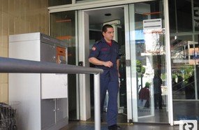 Princípio de incêndio no Banco Itaú em Joaçaba