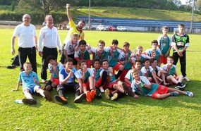 Campeões da etapa classificatória do Moleque Bom de Bola