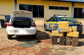 Motorista é preso com 236 kg de maconha após perseguição policial