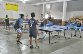 Pró Tênis de Mesa mantém treinamentos nas férias escolares