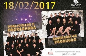 Formatura de Engenharia de Produção e Publicidade e Propaganda
