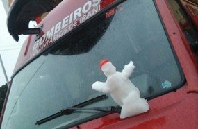 Neve é registrada no município de Irani
