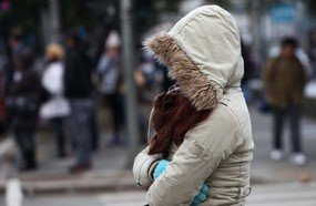 Declínio acentuado da temperatura no decorrer desta segunda-feira