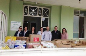 Hospital São Roque recebe mais de meia tonelada de alimentos