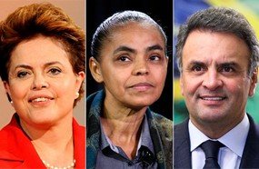 Pesquisa aponta Dilma com 36%, Marina, 30%, e Aécio, 19%