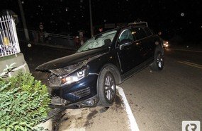 Colisão entre veículos deixa uma pessoa ferido no centro de Ibicaré