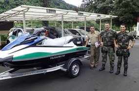 Polícia Militar Ambiental recebe jet ski para operações