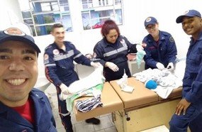 Mãe dá à luz dentro da ambulância do SAMU de Ponte Serrada