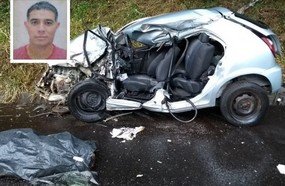 Motorista de Treze Tílias morre em colisão na BR-282