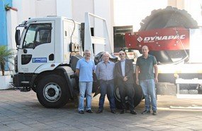 Prefeitura adquire novos equipamentos para o setor de obras