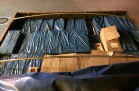 Carreta com 240 mil maços de cigarros é apreendida em Itá