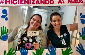 Hospital realiza campanha de higienização das mãos