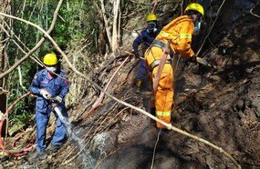 Incêndio em aterro de curtume causava mau cheiro em Joaçaba