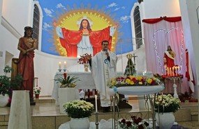 Imagem de Nossa Senhora Aparecida está em Herval d’Oeste