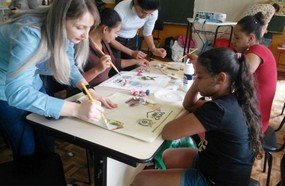 Projeto Comunidade na Escola realizado em Herval d´Oeste