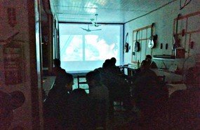 Cine no Boteco estreou em Herval d´Oeste